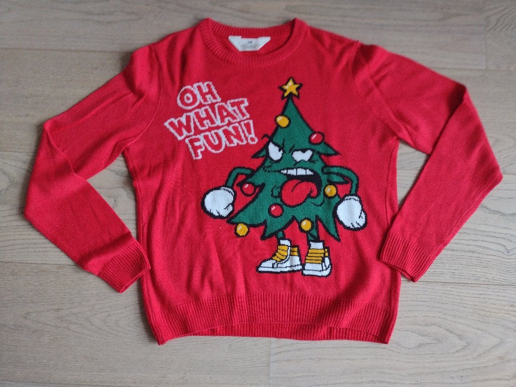 Joli pull de Noël - Taille 10/12 ans - 146/152, Garçon ou Fille, Pull ou Veste, H&M, Comme neuf