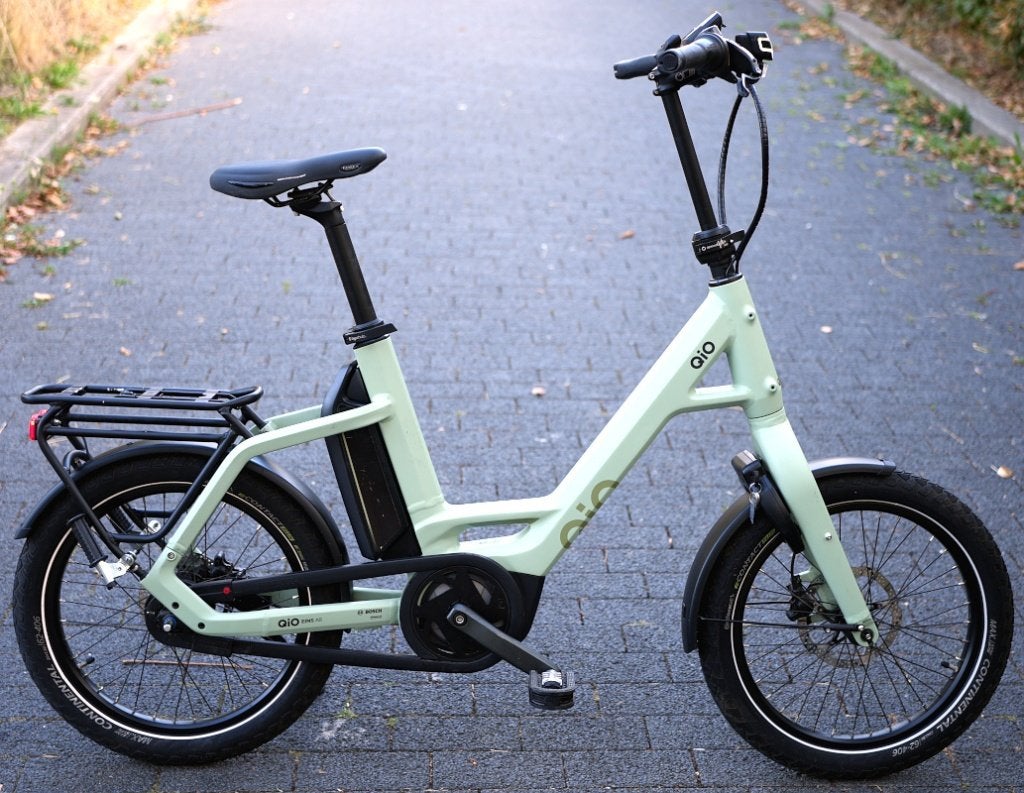 QiO eins A8 vélo électrique Bosch, Vélos & Vélomoteurs, Autres marques, Moins de 47 cm, 50 km par batterie ou plus, Comme neuf