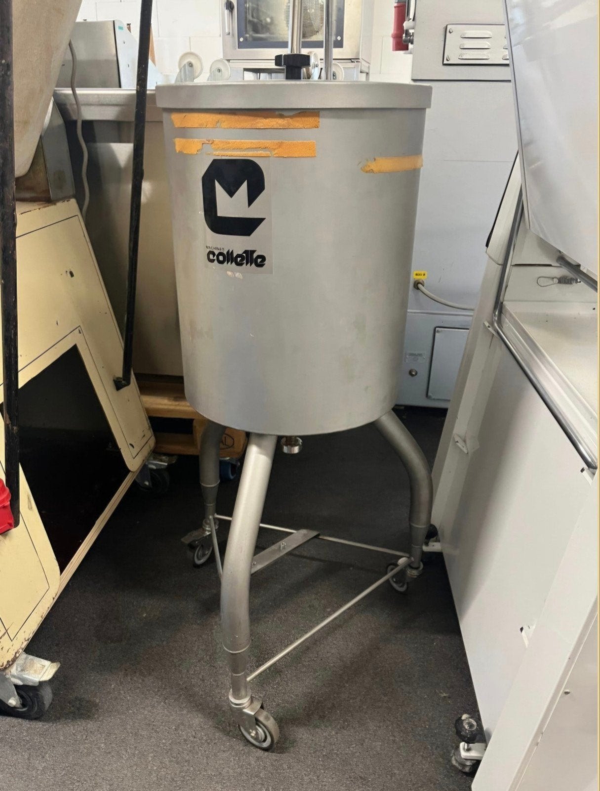 Mobiele RVS Mengtank/procestank Colette 60 l - goede staat, Ophalen