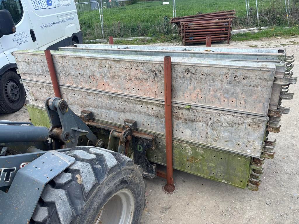 Stelling platen te koop wegens stopzetten bouwbedrijf, Bricolage & Construction, Échafaudages, Utilisé, Échafaudage de façade