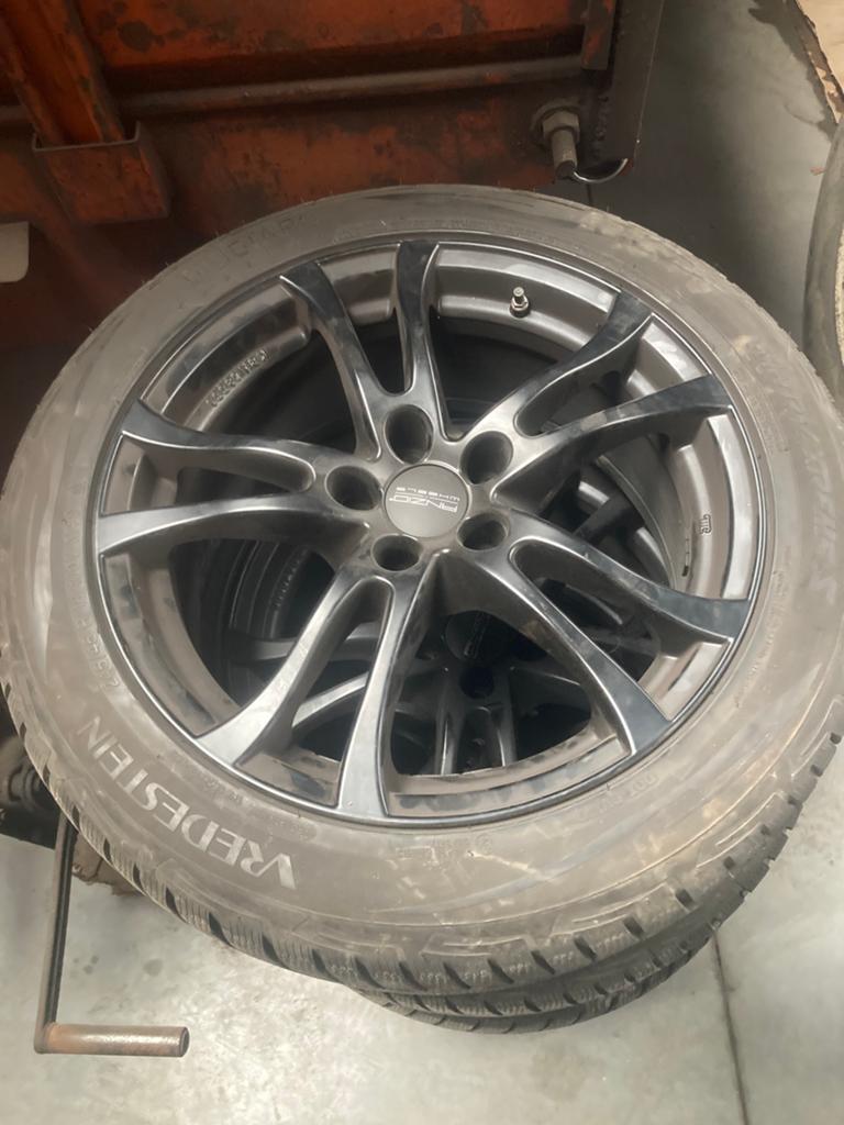 Winterbanden 5x115, Ophalen, 18 inch, Banden en Velgen, Winterbanden
