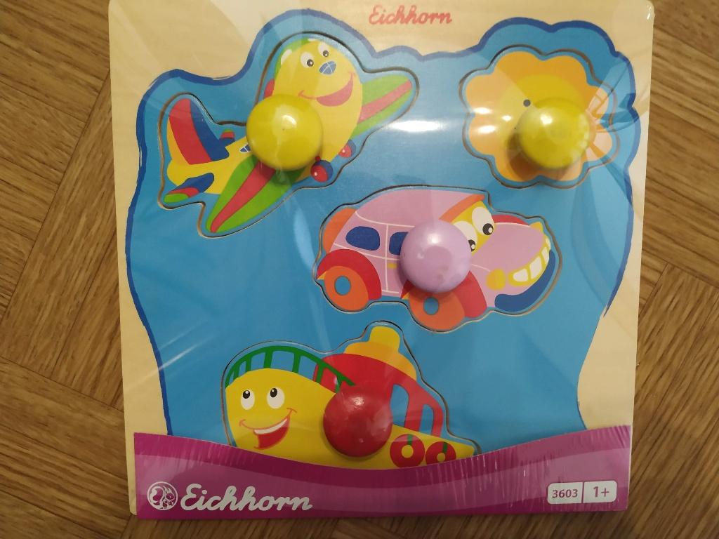houten nieuwe baby inleg puzzel, Kinderen en Baby's, Speelgoed | Kinderpuzzels, Ophalen of Verzenden, Nieuw
