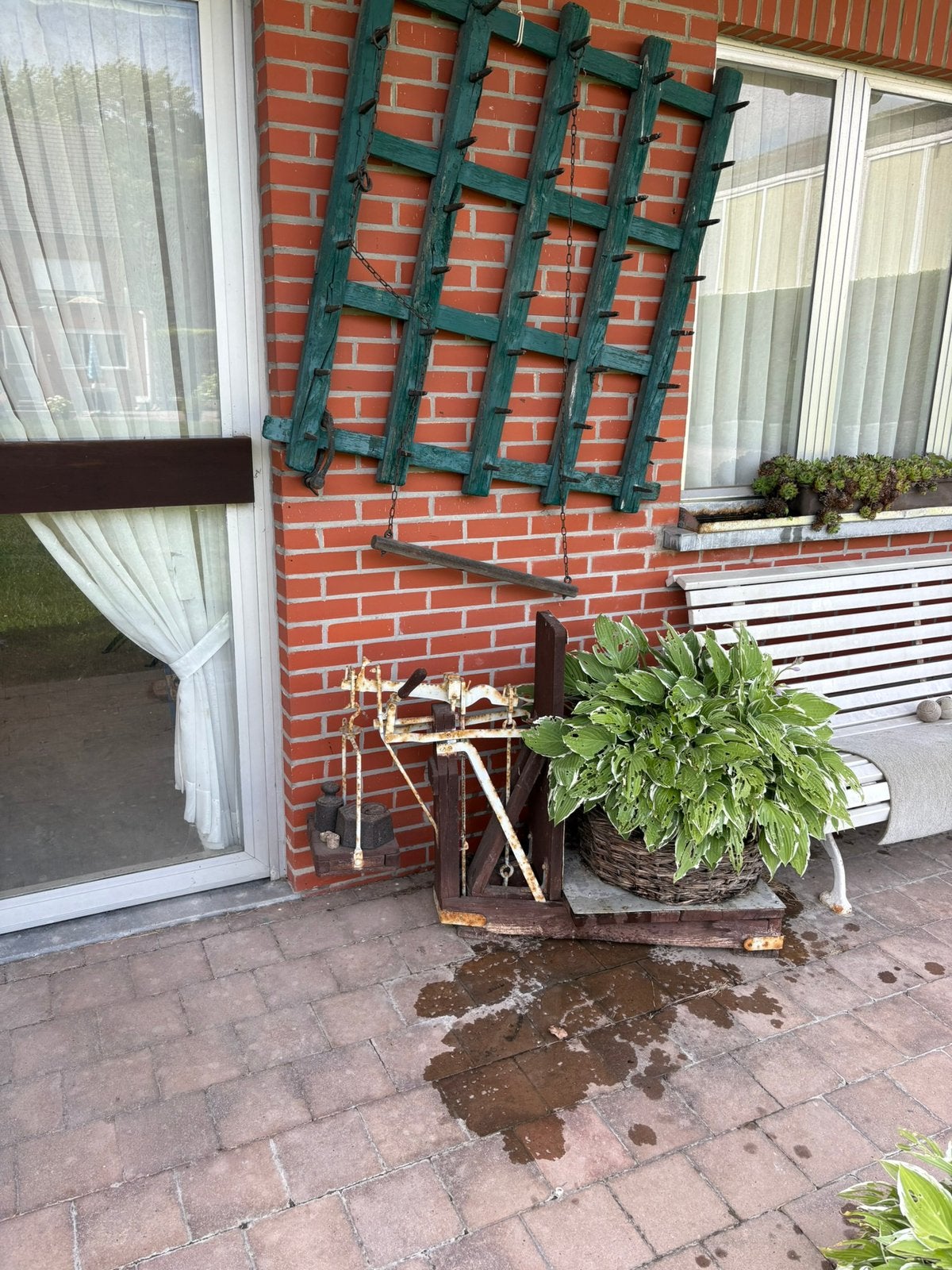 bascule en eg, Ophalen, Gebruikt
