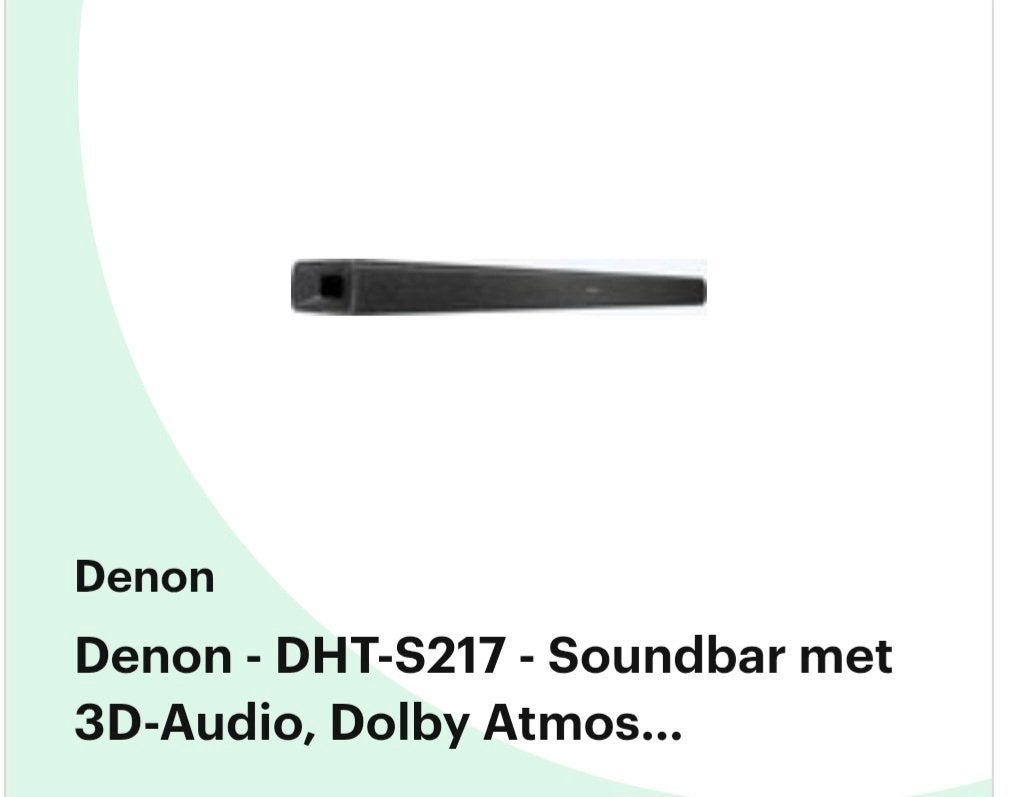 Denon DHT S217, Enlèvement, Bluetooth, Comme neuf