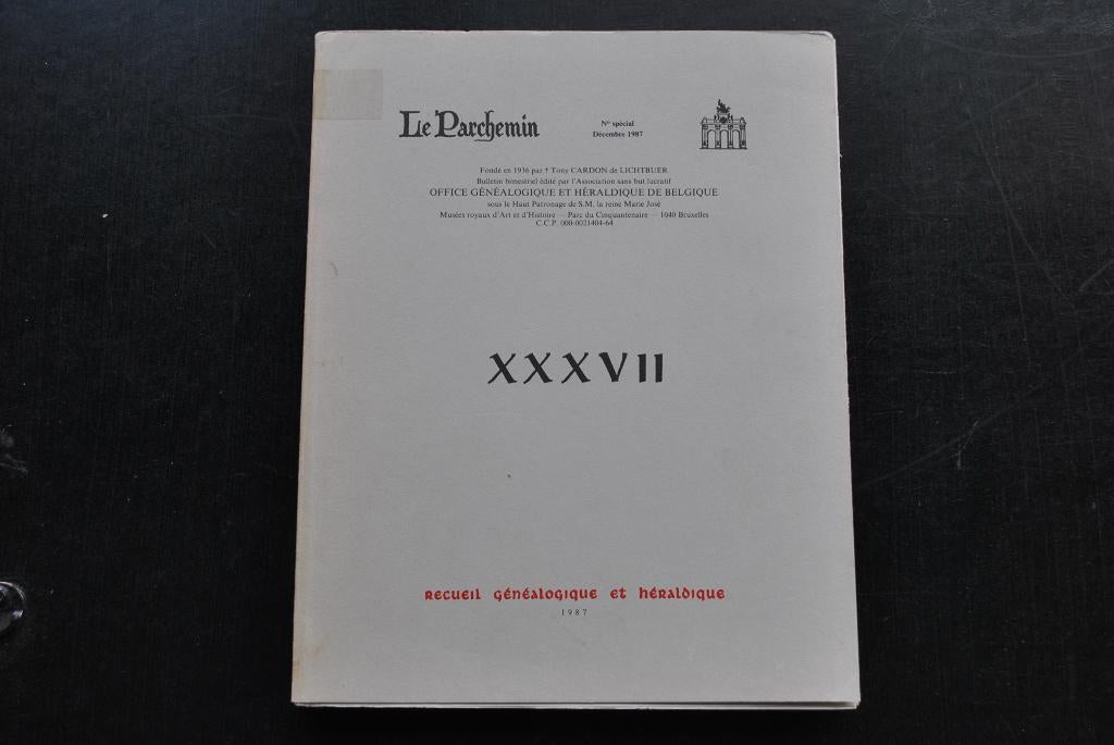 GENEALOGIE HERALDIQUE LE PARCHEMIN 37 JAVAUX HELSON DETRY, Enlèvement ou Envoi, Utilisé