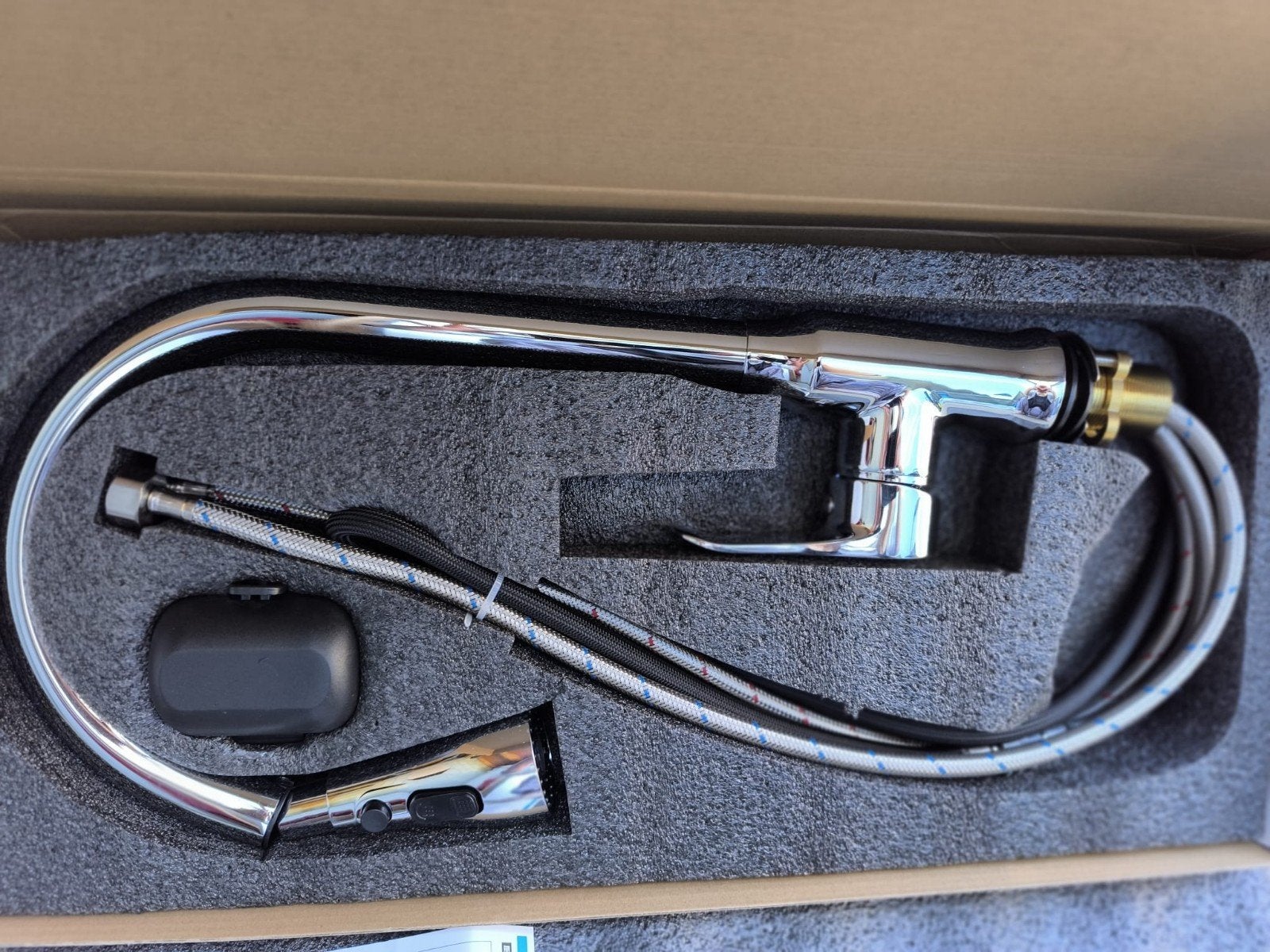 Robinet extensible avec pommeau de douche, Bricolage & Construction, Enlèvement, Robinet