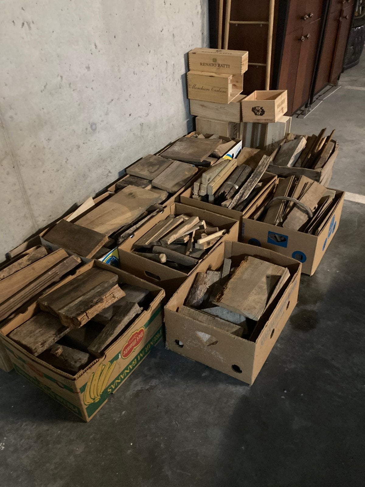 Droog hout, Minder dan 3 m³, Ophalen, Overige houtsoorten, Blokken