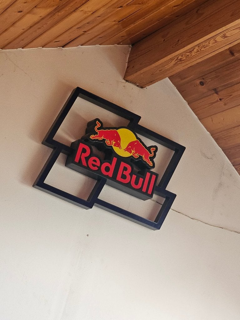 Reclamebord redbull, Collections, Enlèvement, Comme neuf, Panneau publicitaire