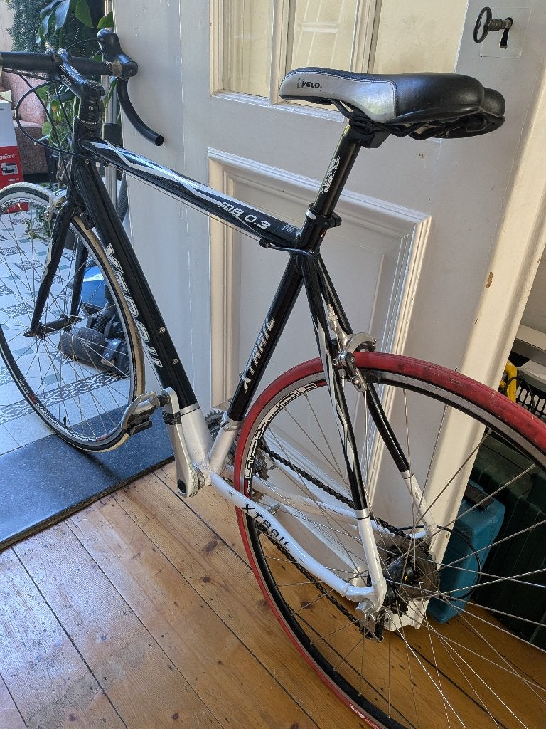 prachtige racefiets xtrail, Fietsen en Brommers, Fietsen | Racefietsen, Overige materialen, Gebruikt, 26 inch, 10 tot 15 versnellingen