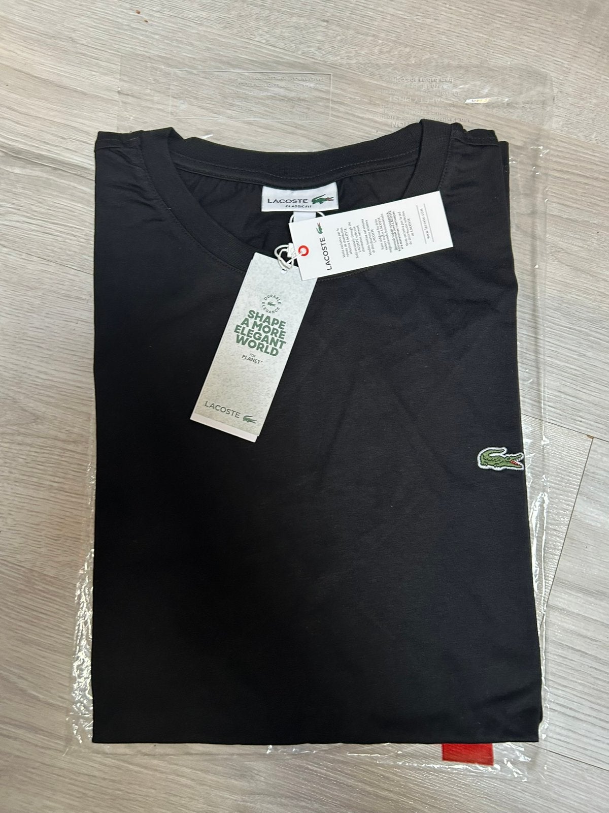 Teeshirt lacoste bleu marine, Kleding | Heren, Verzenden, Nieuw, Maat 52/54 (L), Blauw