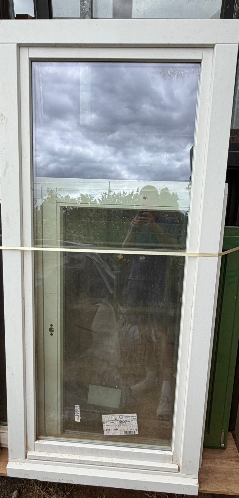 Houten raam met glas, Doe-het-zelf en Bouw, Ophalen, Zo goed als nieuw