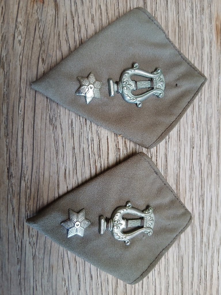Coin de col musique de guides, Collections, Enlèvement, Armée de terre, Emblème ou Badge