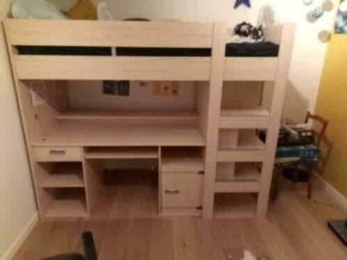 hoogslaper 1 persoons, Ophalen, Gebruikt, Eenpersoons, 160 tot 180 cm