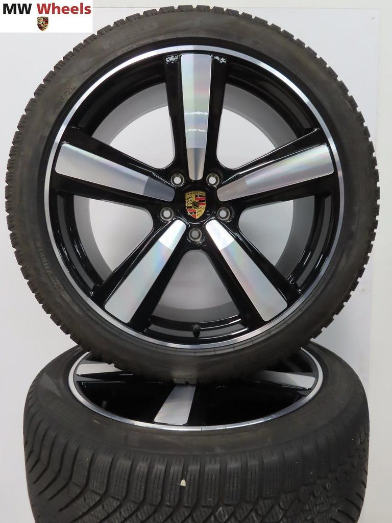 Originele Porsche Cayenne coupe 22 inch velgen winterbanden, Auto-onderdelen, Gebruikt, -, 285 mm, -