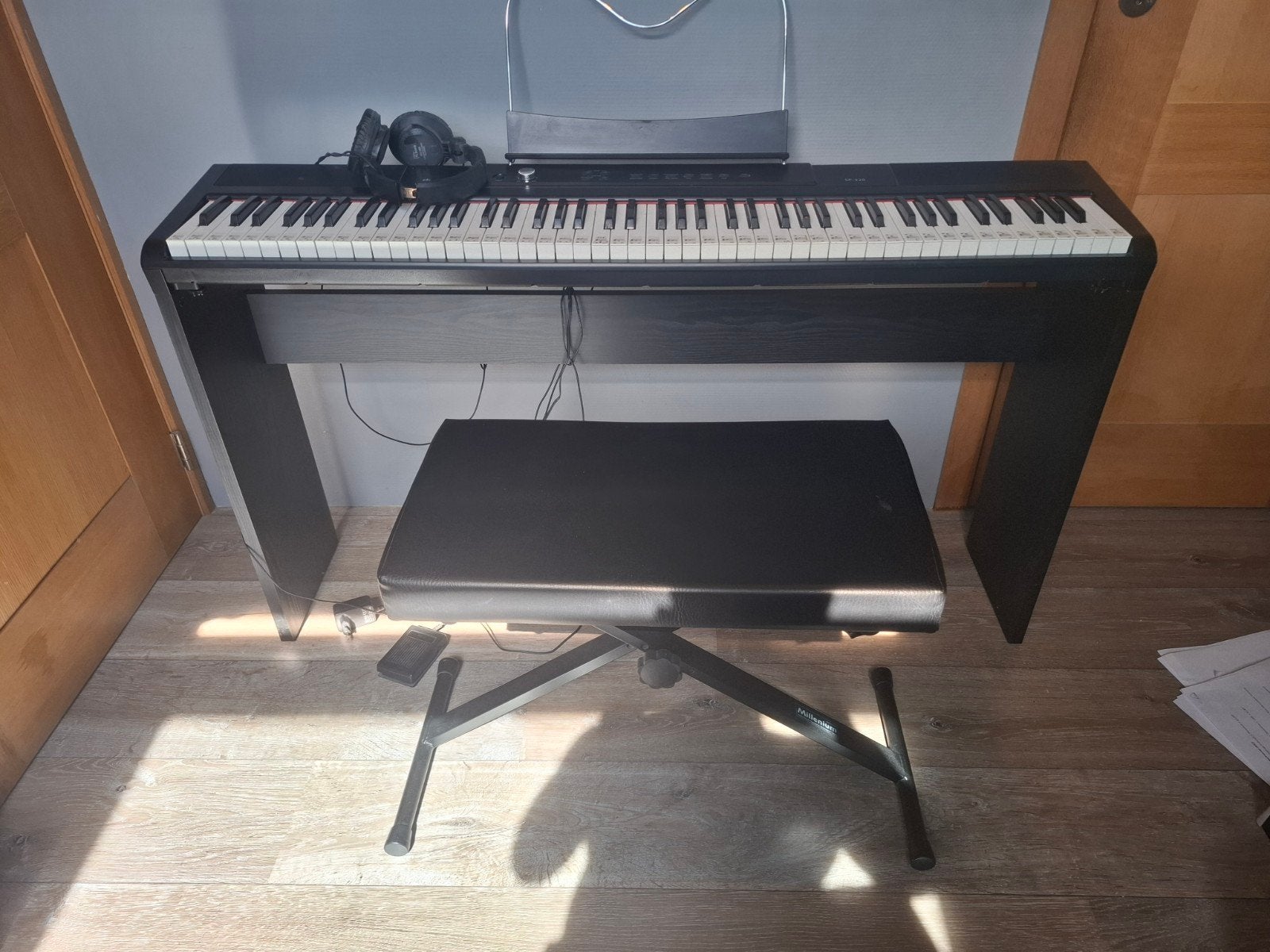 Thomann SP-320 elektrische piano (alles aanwezig), Musique & Instruments, Digital, Enlèvement, Utilisé, Piano