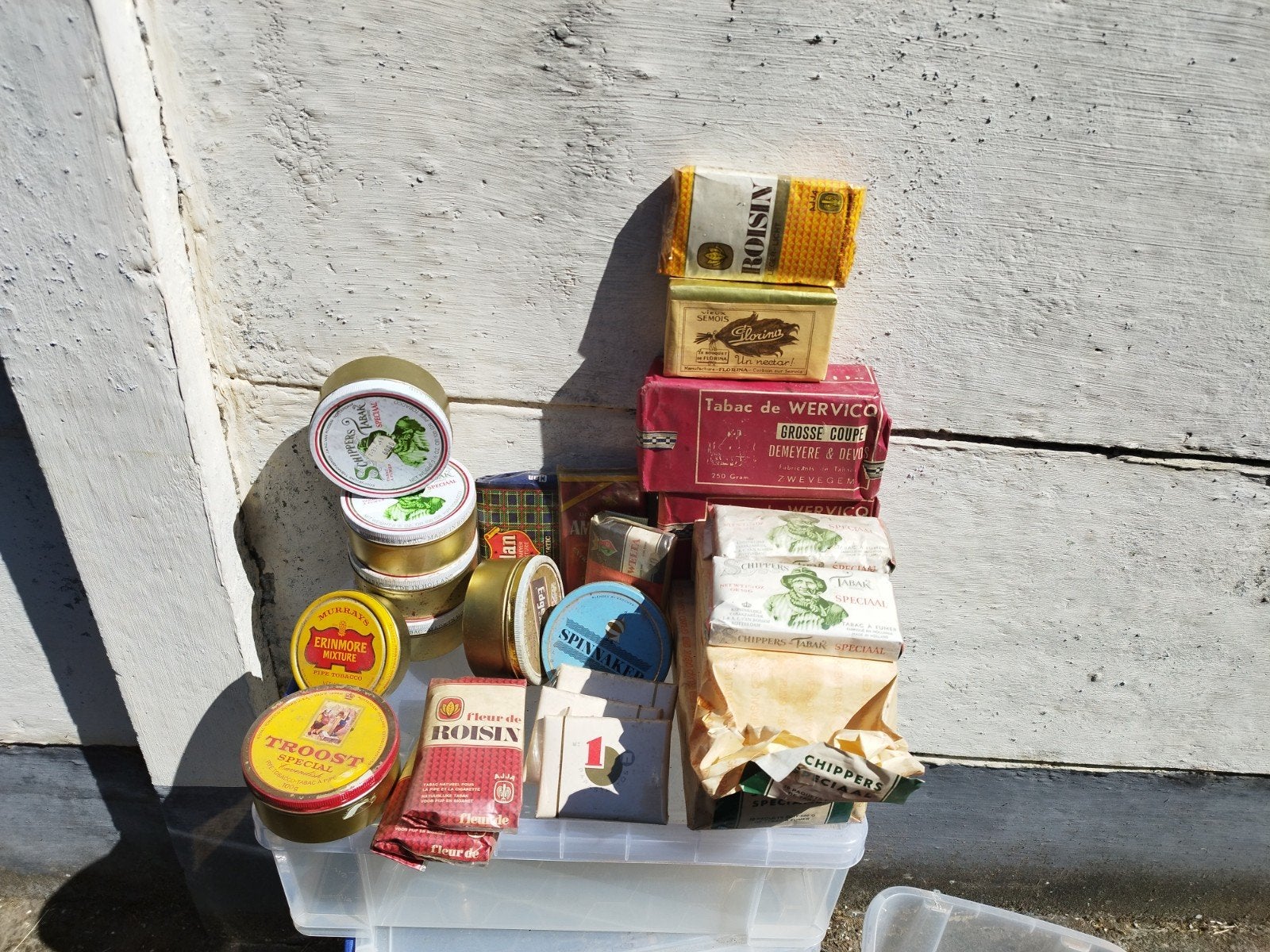 Oude tabak, Verzamelen, Rookartikelen, Aanstekers en Luciferdoosjes, Ophalen of Verzenden