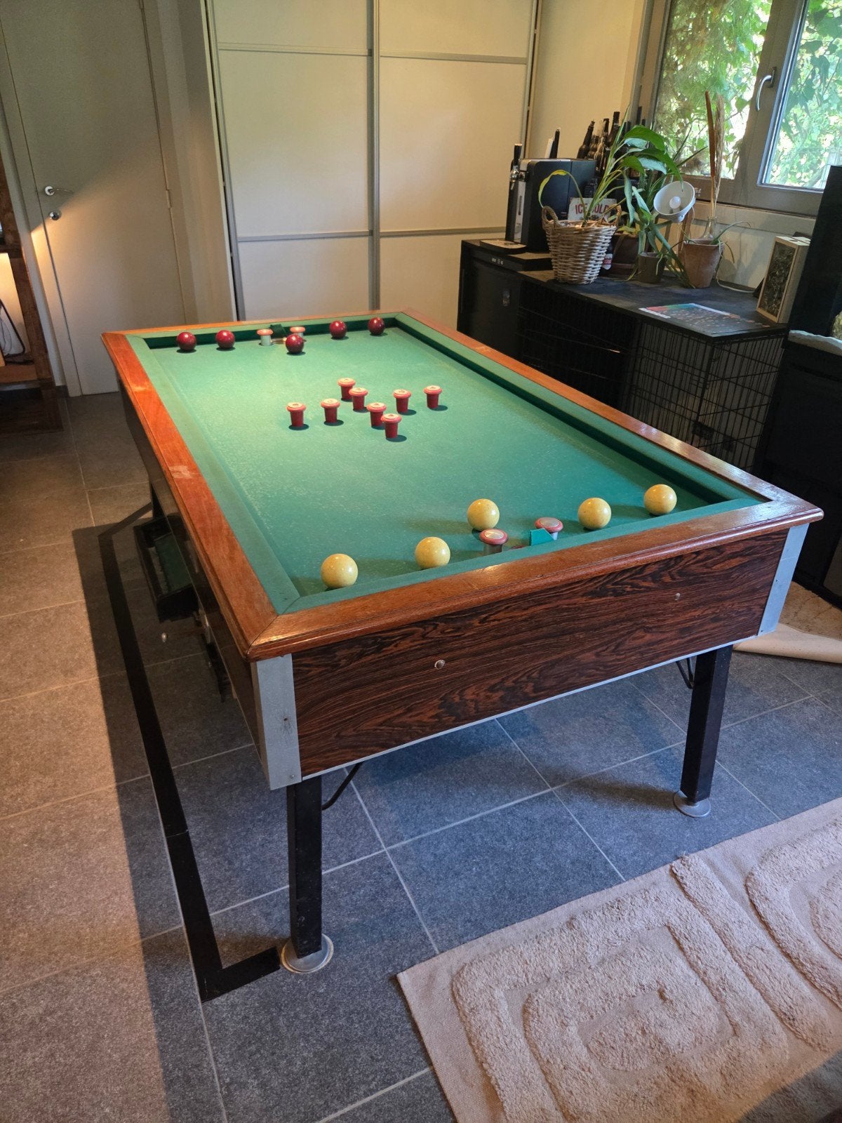 Tapbiljart te koop, Ophalen