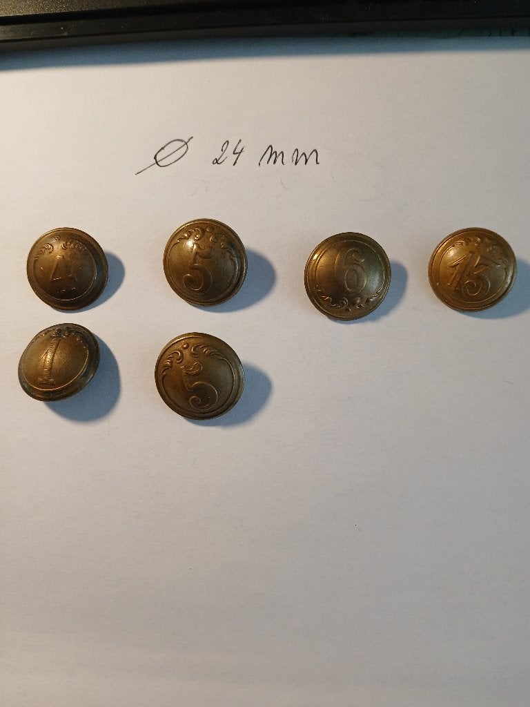 Militariat boutons, Collections, Enlèvement ou Envoi, Armée de terre, Vêtements ou Chaussures