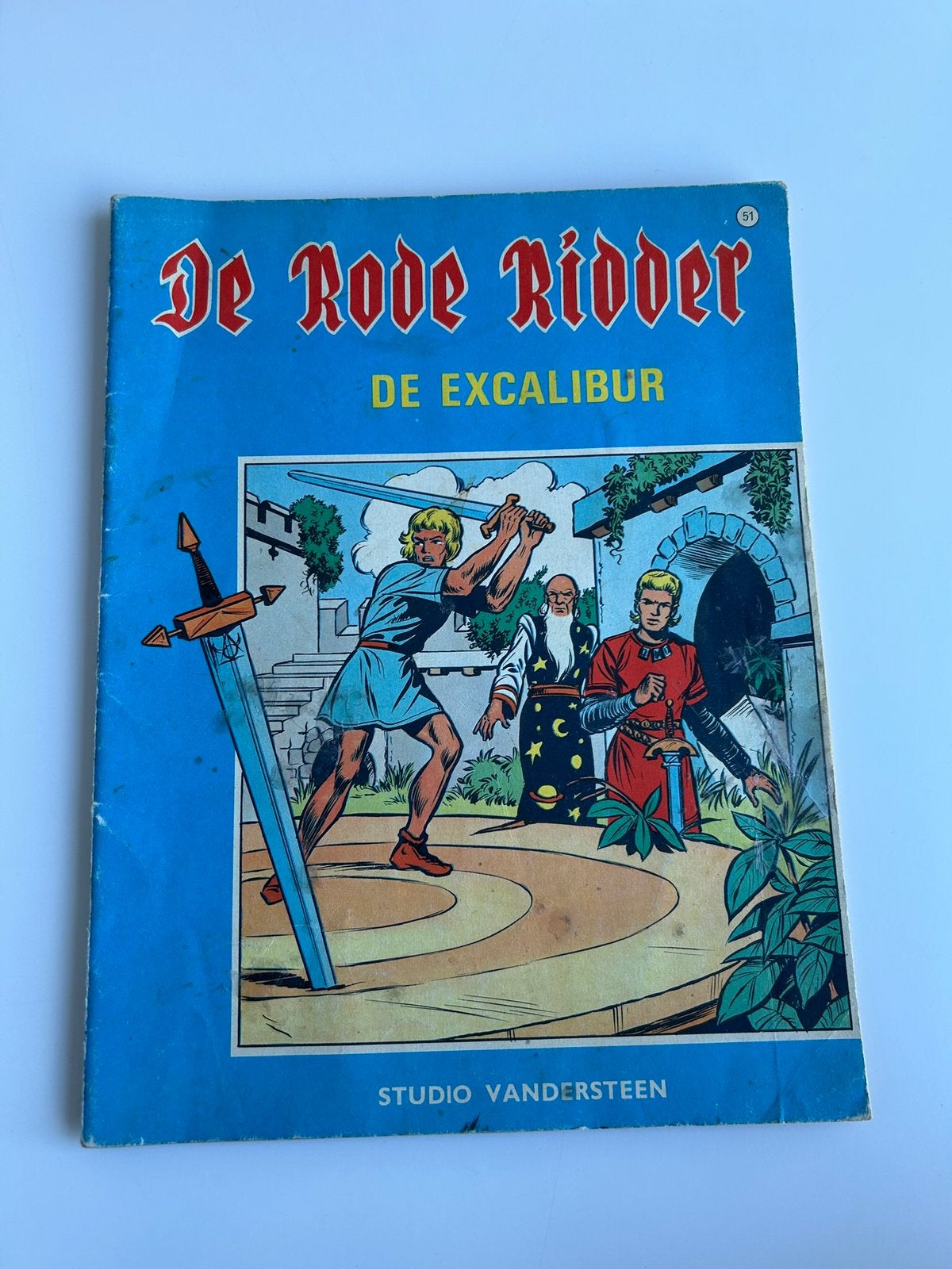 De Rode Ridder 51 De Excalibur 1ste druk 1971, Enlèvement ou Envoi, Utilisé