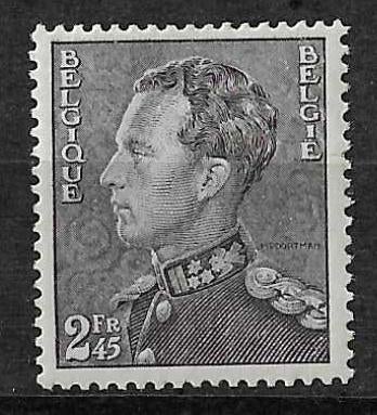 België OPC 432 Koning Leopold III Type Poortman *, Postzegels en Munten, Spoor van plakker, Koninklijk huis, Ophalen of Verzenden