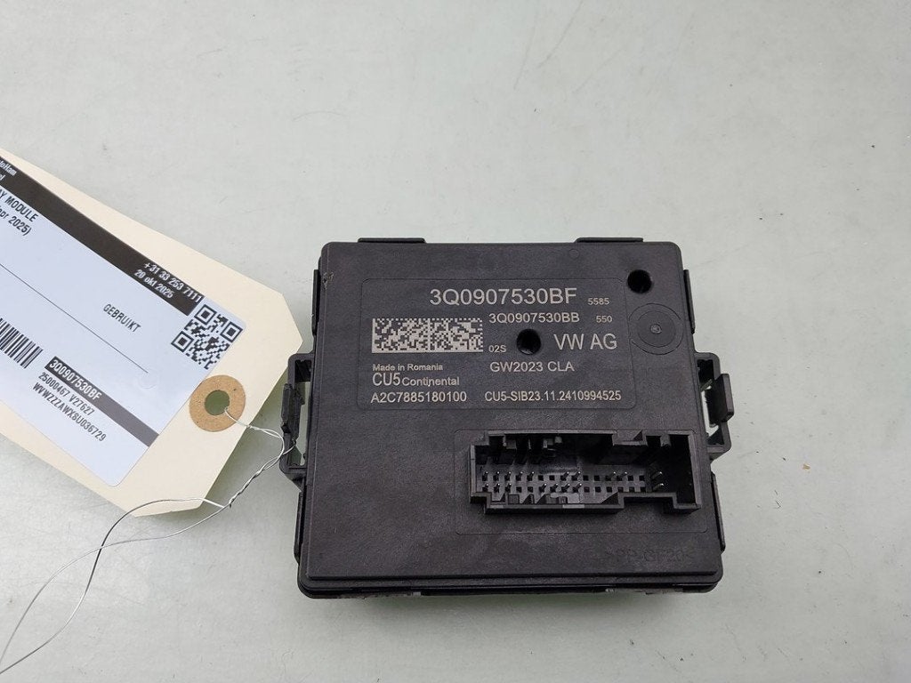 GATEWAY MODULE Volkswagen Polo VI (AW1) (|3Q0907530BF|), Volkswagen, Volkswagen AG, Utilisé, Kundenbetreuung@volkswagen.de