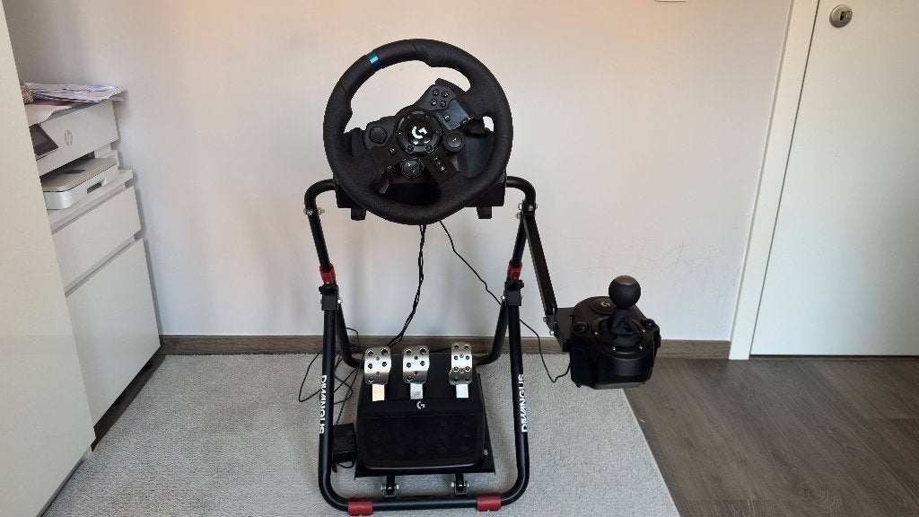 Logitech G923 + Stand fo PC+Playstation 5, Games en Spelcomputers, Ophalen, Zo goed als nieuw, PlayStation 5