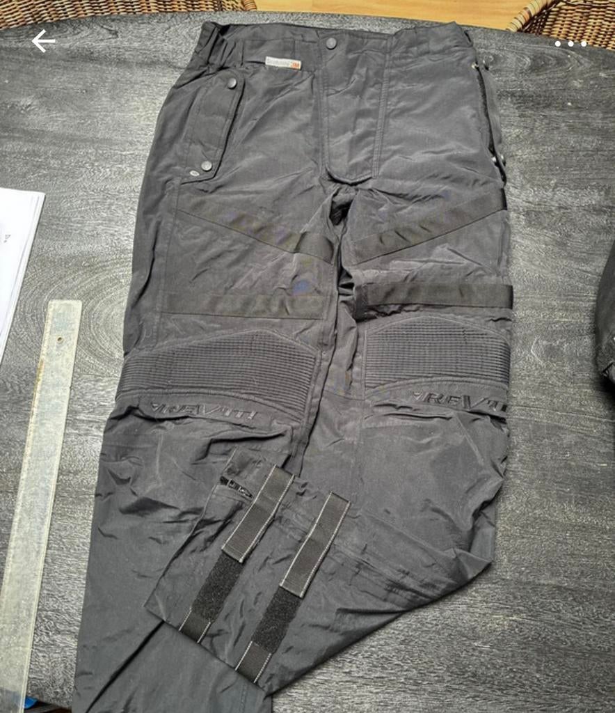 Zwarte motto broek van Scotchlite, Ophalen, Tweedehands, Dames, Motorcrosskleding