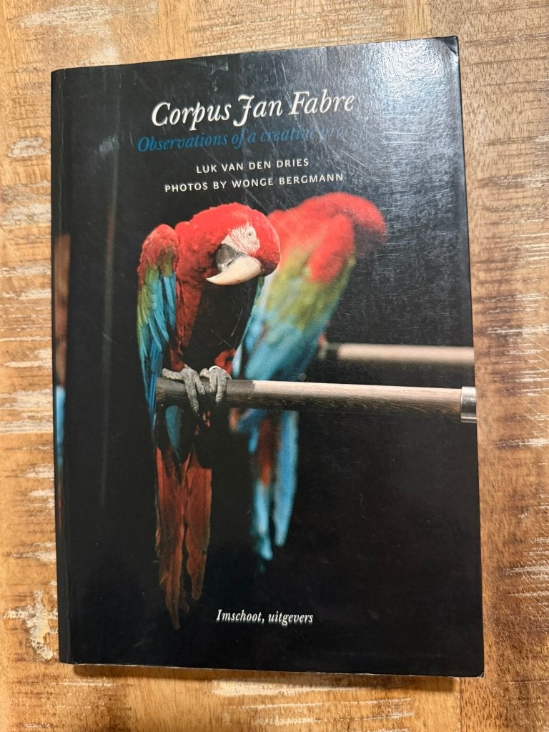 Corpus Jan Fabre, Observations of a creative process, Ophalen of Verzenden, Zo goed als nieuw, Luk Van Den Dries, Overige onderwerpen