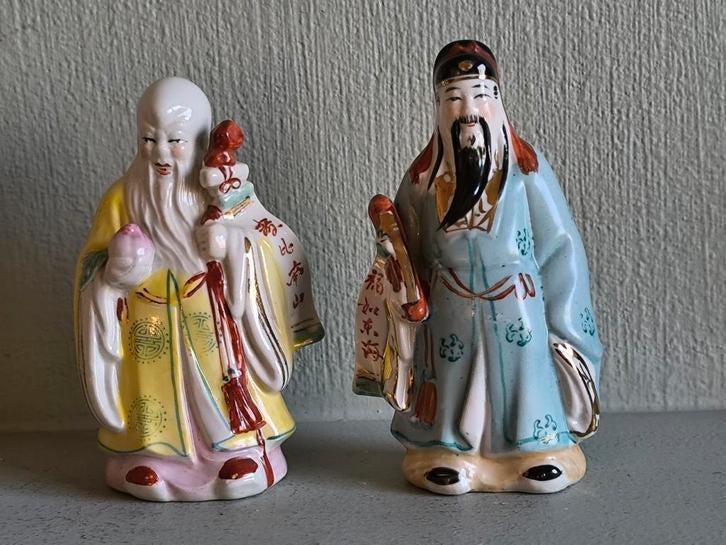 Antieke Chinese geluksgoden, Antiquités & Art, Antiquités | Porcelaine, Enlèvement ou Envoi