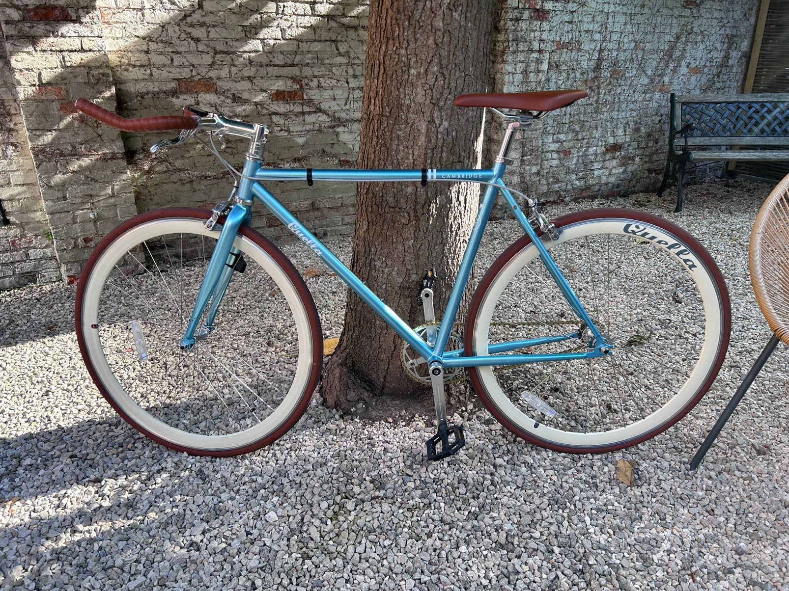 Quella Varsity Cambridge Fixie Single Speed–54cm–mooie staat, Fietsen en Brommers, Terugtraprem, Zo goed als nieuw, 53 tot 57 cm