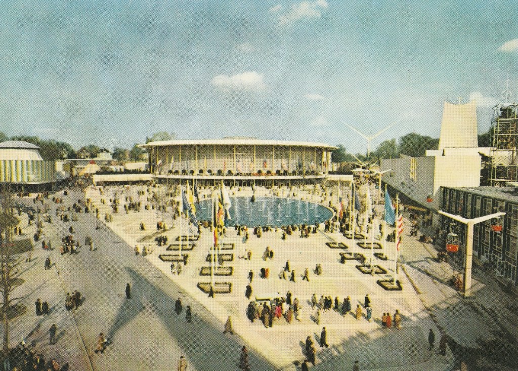 BRUSSEL EXPO 1958 - USA , Heilige Stoel + Arabische Landen, Envoi, 1940 à 1960, Non affranchie, Bruxelles (Capitale)