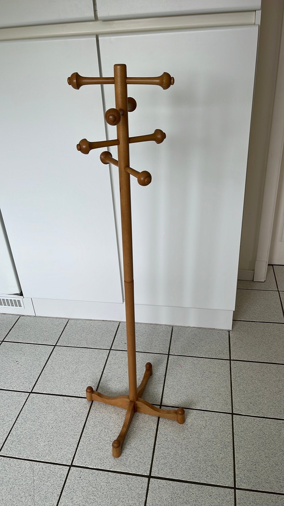Houten kapstok 140cm, Enlèvement, Utilisé, 100 à 150 cm, Bois