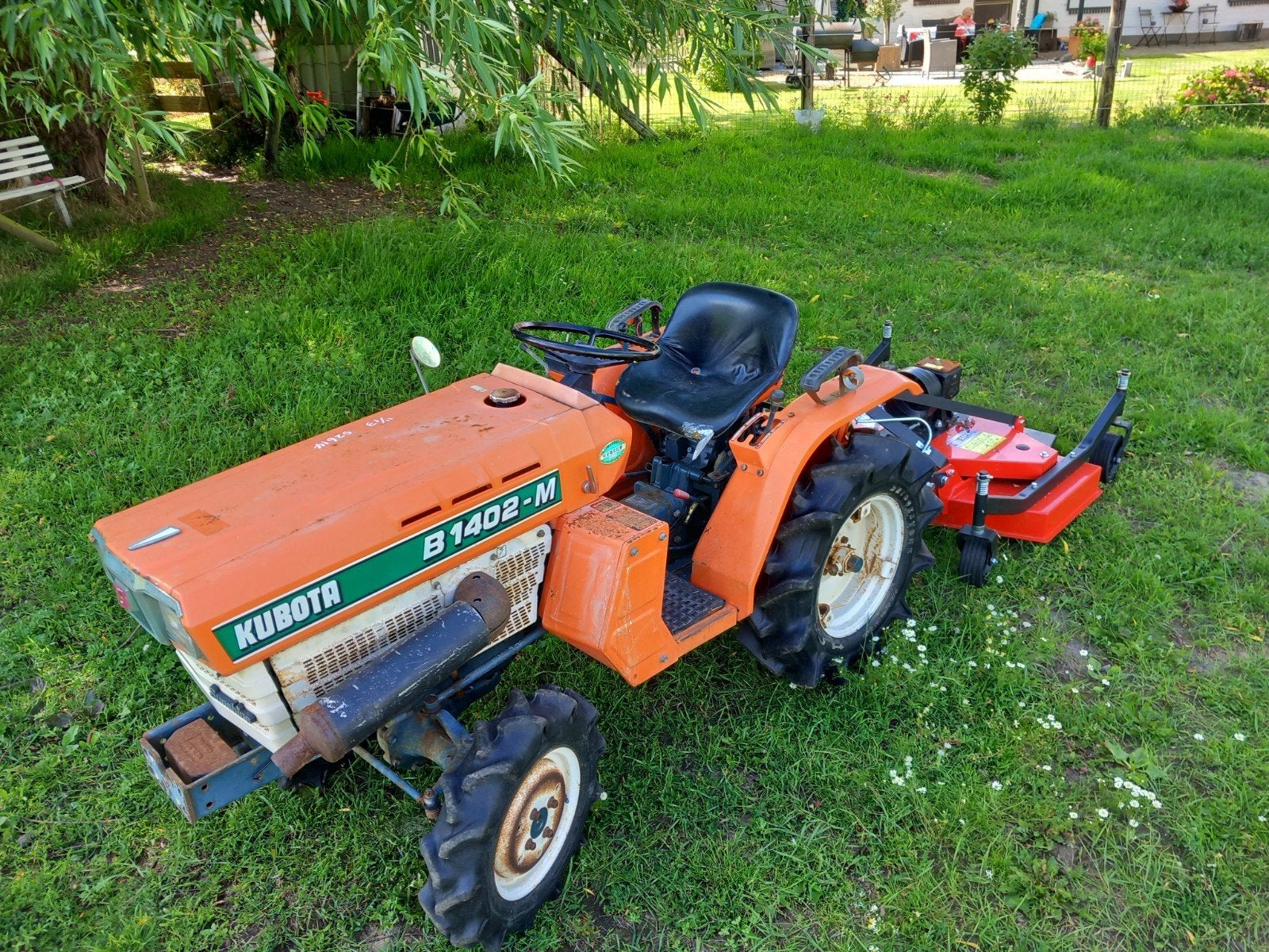 KUBOTA 4X4 MET CIRKELMAAIER, Ophalen