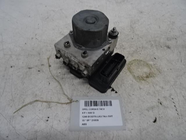 BLOC ABS (FREINS ANTI-BLOCAGE) Opel Corsa E (39002554), Utilisé, Rue de l'Espoir 34 34
4030  GRIVEGNÉE, BE, Info@Collignon.be