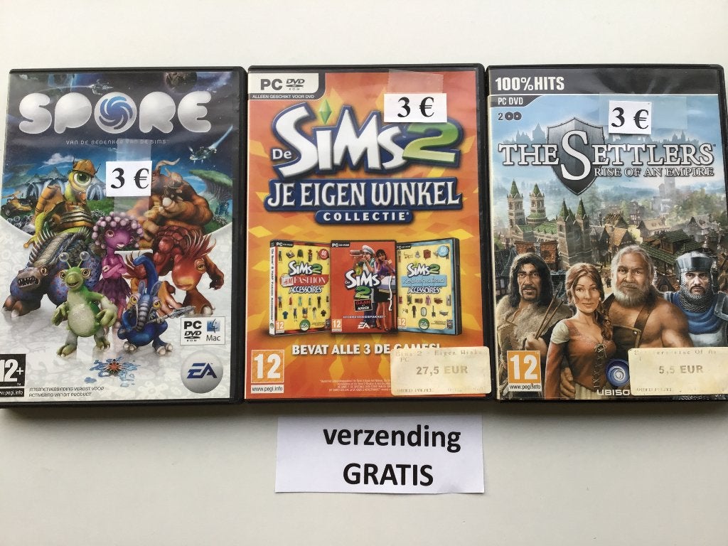 3 PC dvd roms aan 3 euro MET GRATIS VERZENDING, Games en Spelcomputers, Ophalen of Verzenden, Zo goed als nieuw