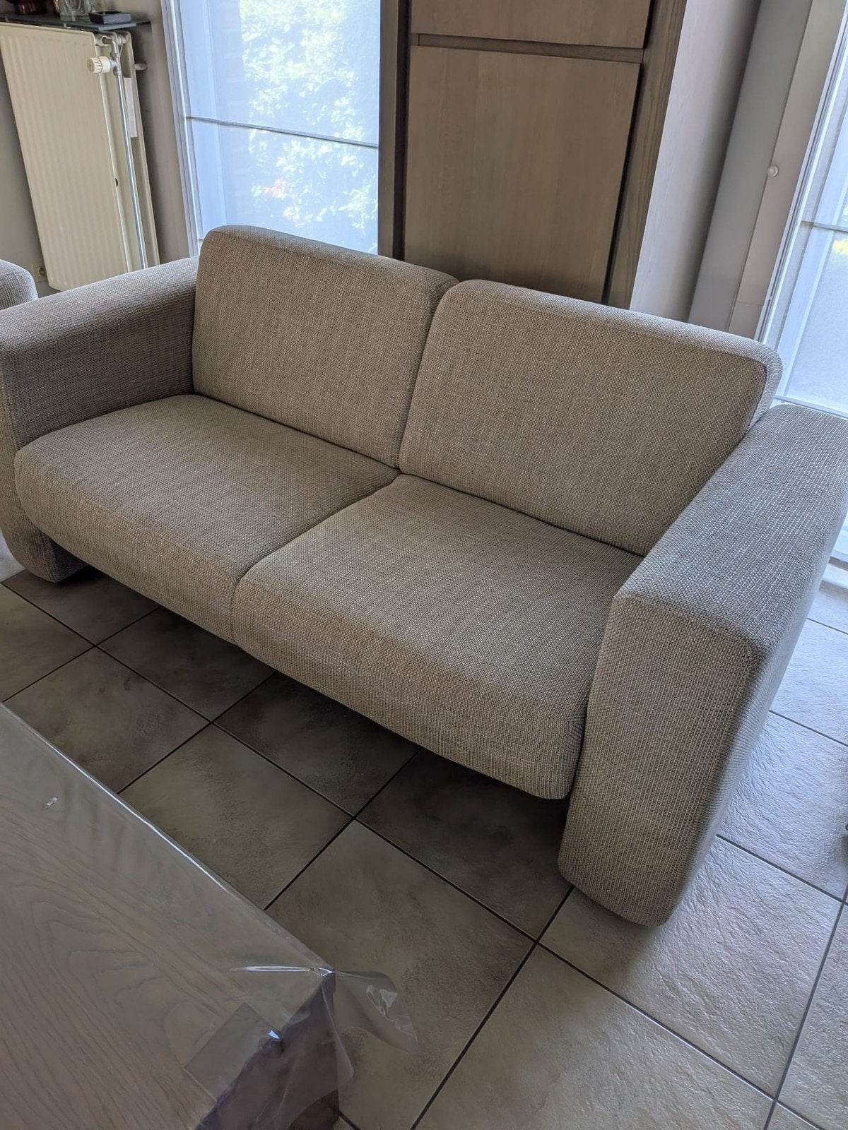 Sièges beiges 3 pièces, 75 à 100 cm, 150 à 200 cm, Comme neuf, Enlèvement