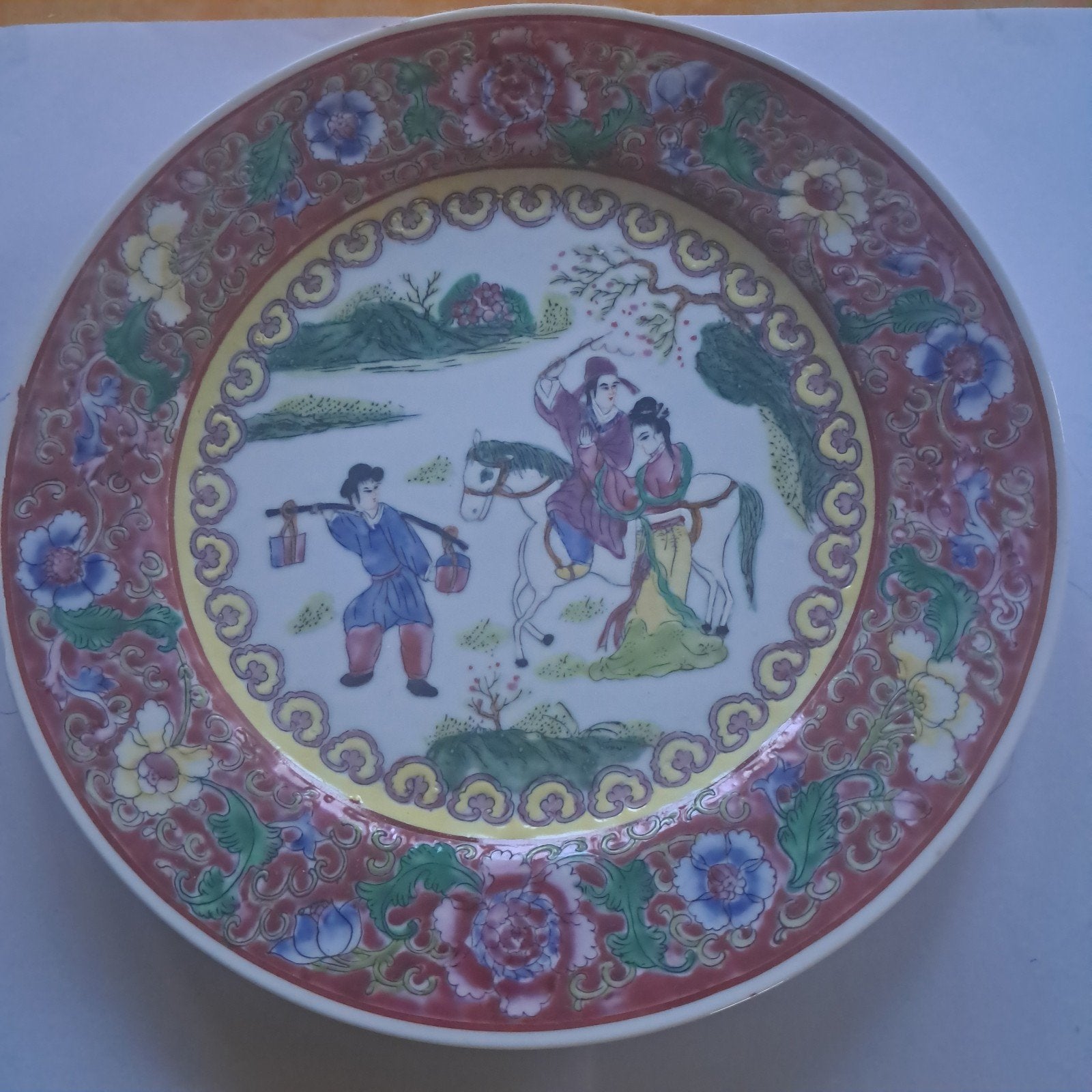 CHINEES BORD 26 cm, Antiek en Kunst, Ophalen