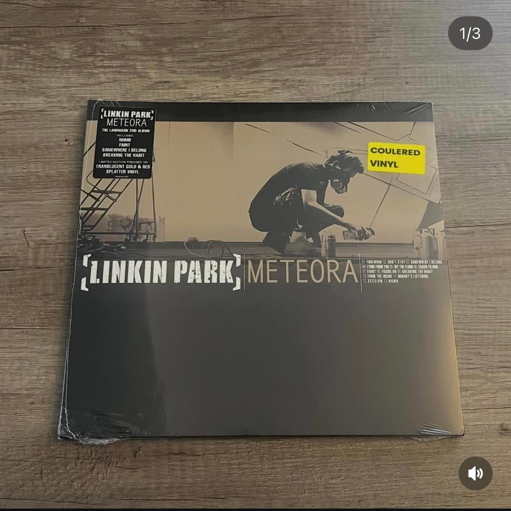 METEORA - COLORED VINYL- LINKIN PARK - LIMITED EDITION, Ophalen, Zo goed als nieuw
