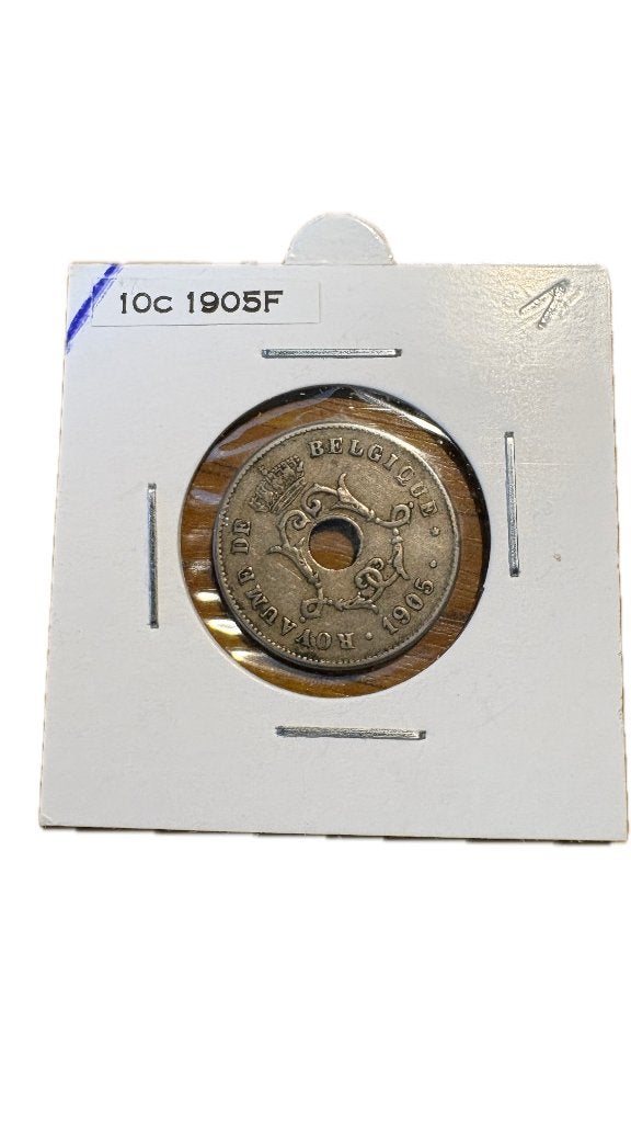 LEOPOLD II: 10 cent 1905F (3), Ophalen of Verzenden