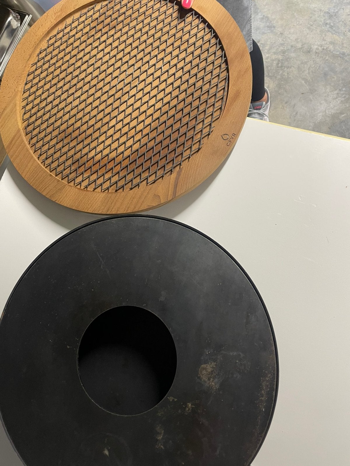 OFYR grill tafelmodel, Ophalen, Vaatwasmachinebestendig, Zo goed als nieuw, Tafelgrill