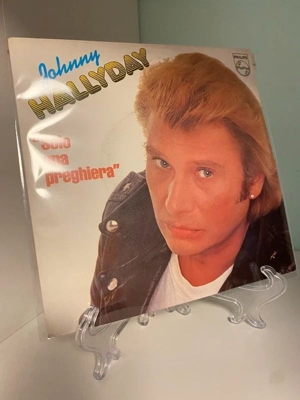 Johnny Hallyday – Solo Una Preghiera, Envoi, Utilisé, Pop