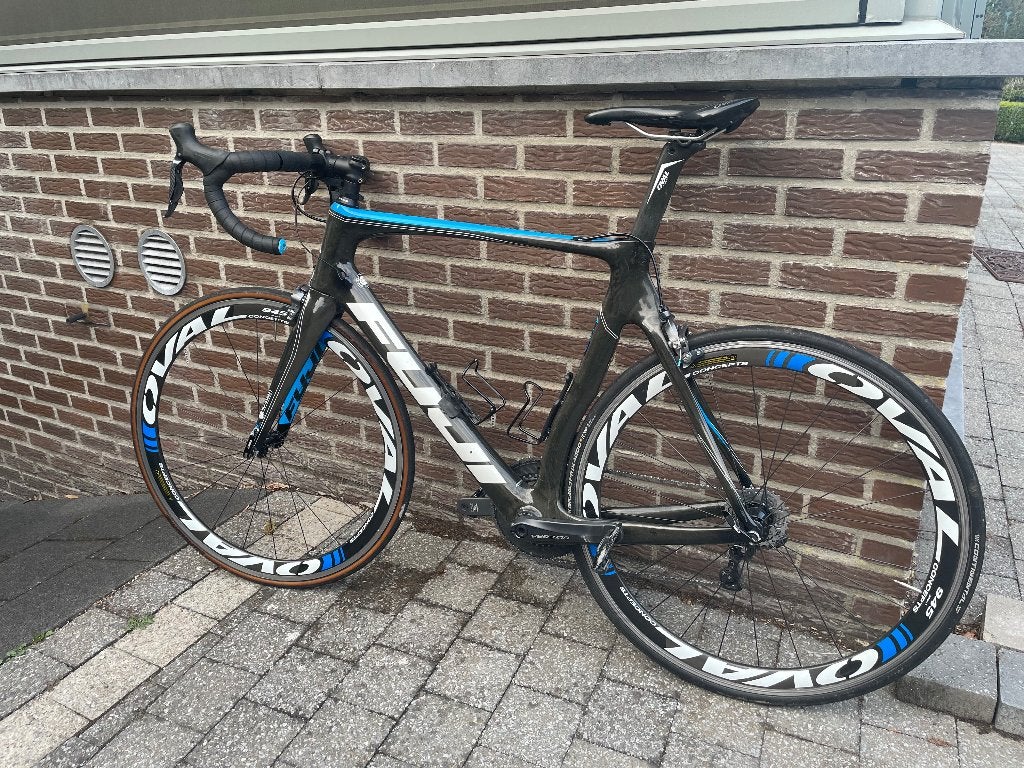 Koersfiets maat 58 fuji di2 ultegra, Fietsen en Brommers, Fietsen | Racefietsen, Gebruikt, Carbon, 57 tot 61 cm, Ophalen