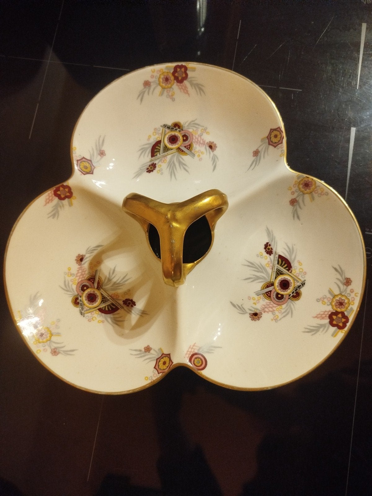Plat à compartiments / Serviteur en Porcelaine de Limoges WG, Ophalen