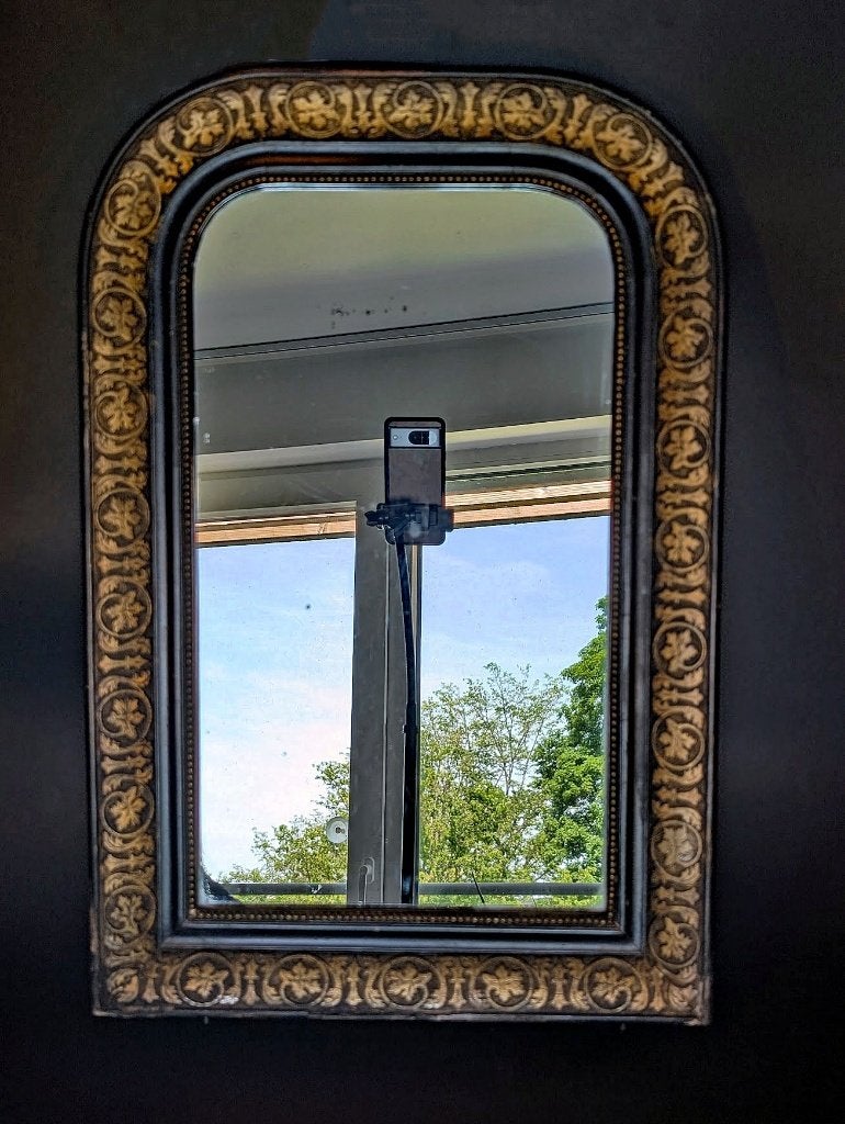 Antique Mercury Mirror Napoléon III ( 1850-1870 ), Antiquités & Art, Envoi, Autres formes