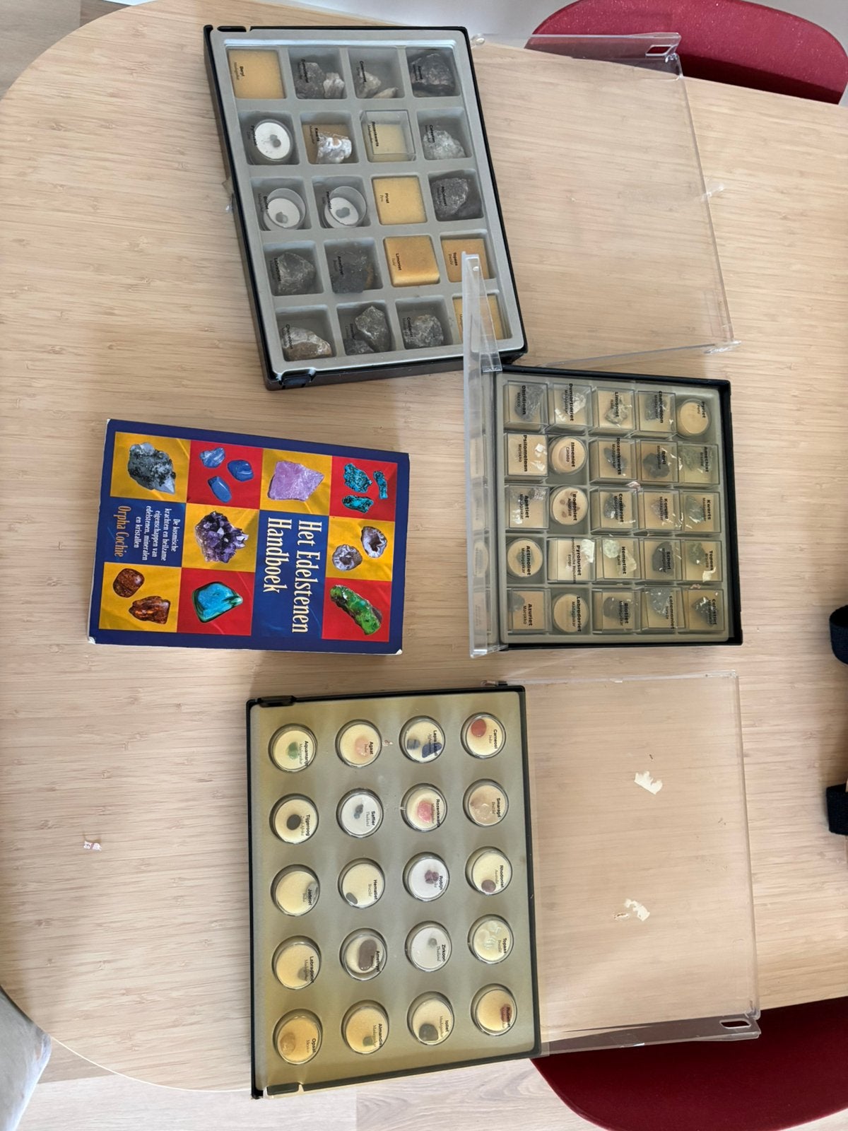 Edelstenen set + boek., Handtassen en Accessoires, Edelstenen, Ophalen