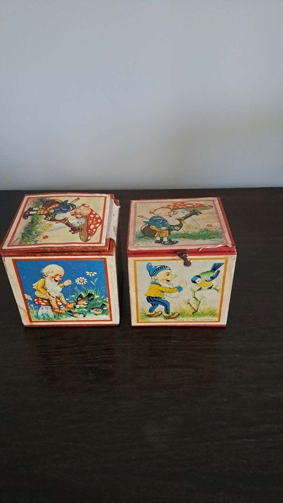jouets anciens boite surprise, Ophalen of Verzenden, Gebruikt