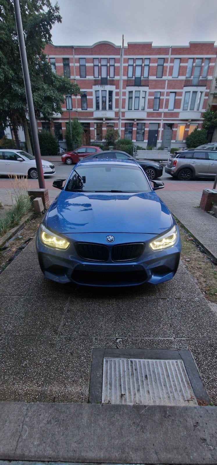 bmw 116i f20 2018 euro 6, Auto's, Euro 6, Blauw, 5 deurs, Particulier