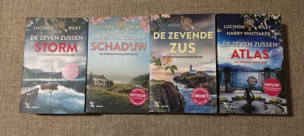 DE ZEVEN ZUSSEN - Lucinda Riley - deel 2-3-7-8., Boeken, Ophalen, Lucinda Riley