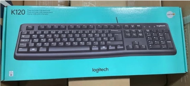Logitech K120 toetsenbord, Numeriek gedeelte, Logitech, Ophalen of Verzenden, Bedraad