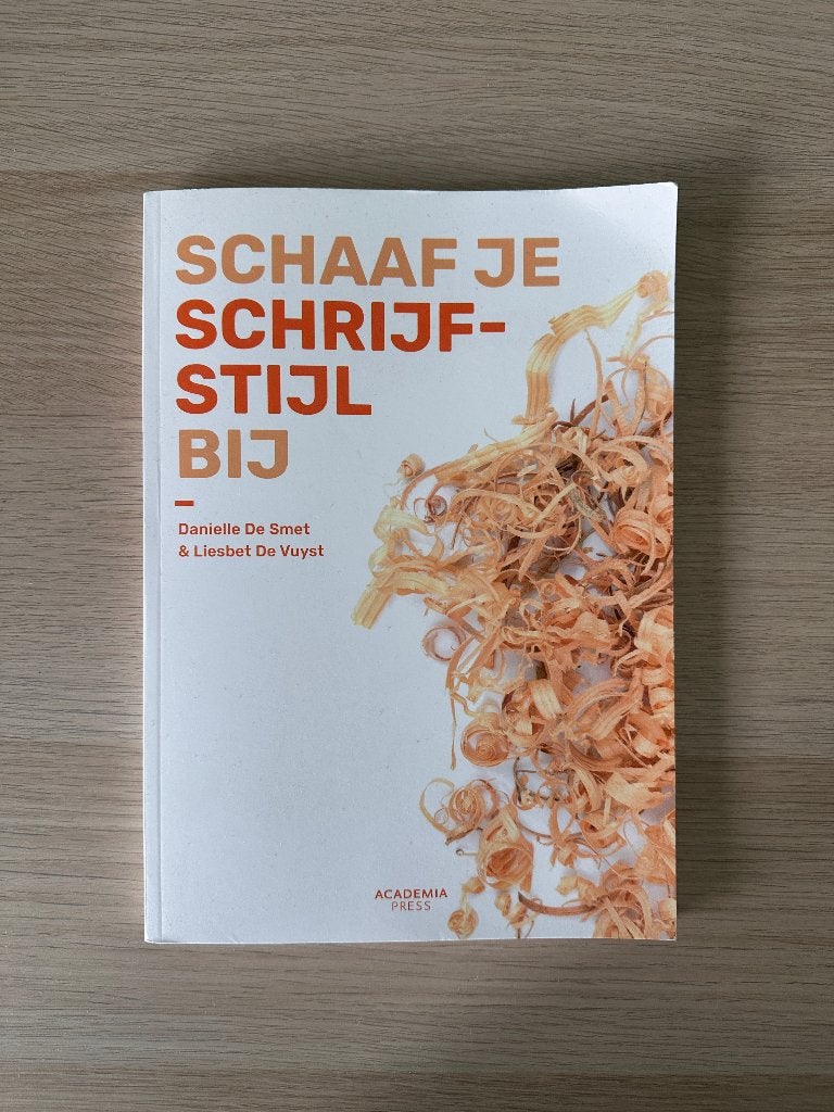 Schaaf je schrijfstijl bij, Livres, Livres scolaires, Autres niveaux, Comme neuf, Enlèvement, Academia Press